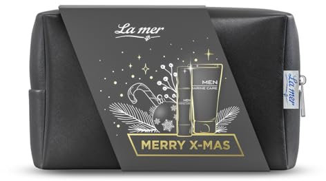 La mer MEN Marine Care Set | Belebende 24h Pflege und Body & Hair Duschgel mit maritimem Duft | 50ml & 150ml | Die kraftvolle Pflege aus der Nordsee