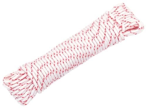 vidaXL Cordon de démarrage à Tirer Blanc et Rouge Ø3 mm 10 m Nylon, Cordons à Tirer, Cordon de démarrage, Remplacement de Corde de démarrage