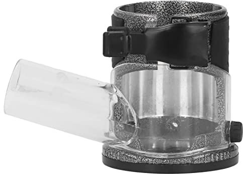 Base de fresadora de inmersión, base de la máquina de recorte con carcasa de aleación de aluminio y cubierta transparente que recoge el polvo para aplicaciones de carpintería