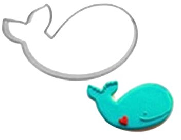 Alipis Edelstahl Cookie Ausstecher Wal-form Backform Antihaft Backwerkzeug Für Schokolade Fondant Kekse Mikrowellen Ofenfest Bpa-frei Für Diy Backen