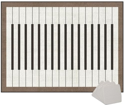 Qesjodfu Schlagzeugteppich Drum Teppich Schallschutz Akustik Teppich Schallschutzmatte Drum Rug Drum Matte Drumteppich rutschfeste Trommel Teppiche, Für Bass Drum Snare Schlagzeug Teppich 110 x 80 cm