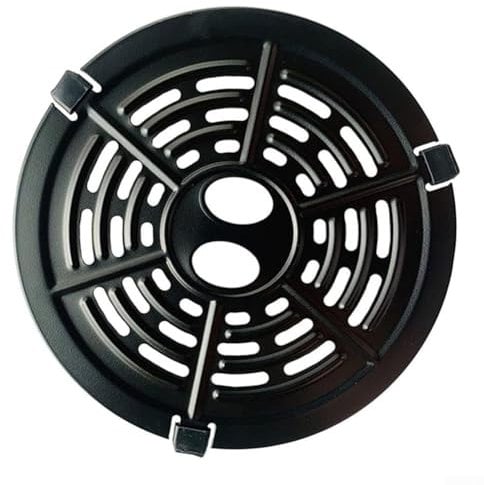 FACULX 2QT Round Air Fryer Grill Plate for Dash, for Bella, Air Fryer Replacement Parts, Nonstick Coating Crisper Plate, Air Fryer Rack, Air Fryer Accessories, Dishwasher Safe