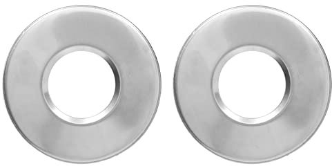 Pongnas Pool Ladder Bumper 2Pcs, Escutcheon Plate Swimming Pool Ladder Parts with a 4.2cm Diameter, Inground Handrail, Hand Rail Replacement Parts