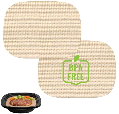 2 Stück Permanent Dauerbackfolie für Thermomix TM7 Varoma - Wiederverwendbare Backpapier, Antihaft Backmatte, Hitzebeständige bis 250 °C - BPA-freie, Spülmaschinengeeignet, Zubehör für Thermomix TM7