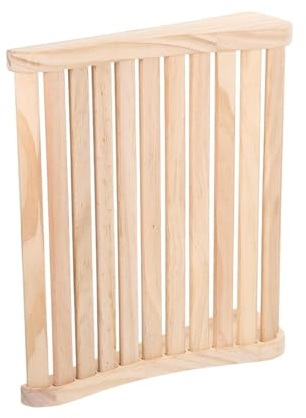 Abaodam Coussin en Bois pour Sauna Oreiller Cervical Ergonomique Support Nuque Accessoire Sauna Polyvalent pour Spa et Hammam Bancs Confortable et Facile à Nettoyer Détente