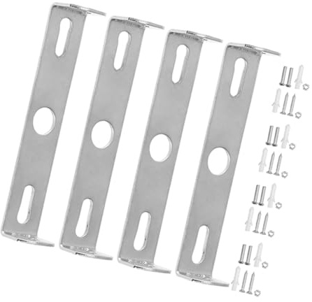 WATIIFUFU Support de Fixation pour Luminaire 100 MM en Métal Plaque de Plafond et Kit de Vis pour Applique Murale