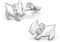Monkimau Mädchen Ohrringe Hund Ohrstecker aus 925 Sterling Silver echt Silber mit 4 Kristallen