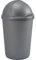 Whitefurze 30 litres Bullet Poubelle à Couvercle et Gestion des déchets Office Home Neuf, Argent, 30 x 20 x 20 cm