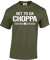 Crown Designs Get to Da Choppa Arnie Quotes for Men & Teenagers T-Shirts Tops - Military Green/Large