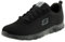 Skechers Damen Ghenter Bronaugh Sneaker, Black Mesh Water And Stain Repellent Treatmen, 38 EU