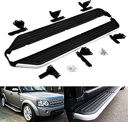 Side Step Skirt Rail Protection Guard Bar OEM Style Running Board Kit For 2005-16 LR Discovery 3 4 L319