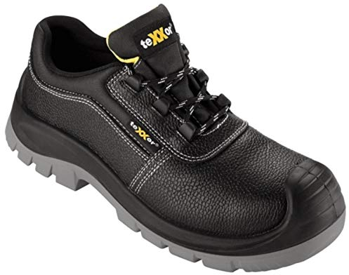 teXXor® S3-Sicherheitshalbschuhe CALAIS, schwarz/schwarz, Gr. 44