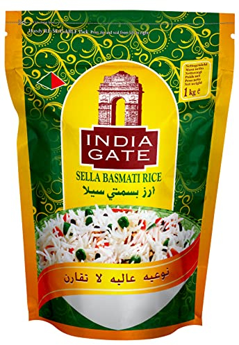 Indiagate Arrozs Basmati, Parboiled 1000 g
