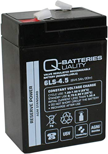 Ersatzakku AGM Batterie für Kinderfahrzeug 6V 4,5Ah
