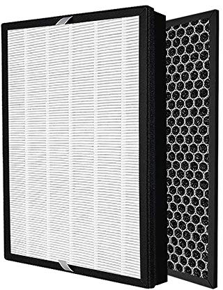 Ersatz HEPA-Filter FY2422/30 und Aktivkohlefilter FY2420/30 Ersatzteil für Philips AC2889,AC2887,AC2882,AC3829/10 Luftreiniger (HEPA + Aktivkohlefilter)