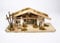 Deko Shop Weihnachtskrippe W20 aus Holz Krippe Weihnachtskrippen Stall Krippen