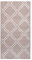 vidaXL Outdoor Teppich Zweischichtiger Jacquard Terrassenteppich Küchenteppich Außenteppich Indoor Terrasse Balkon Flur Küche Bad Braun 190x290cm PP