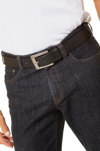 JP 1880 Herren Ledergürtel Gürtel, Schwarz, 140