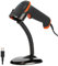 Tera 1D 2D QR Barcode Scanner USB Wired Handheld Scanner 1D 2D QR Data Matrix PDF417 1D USB Barcode CMOS Image Barcode Reader Plug and Play with Stand, D5100Y-Z