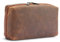 DONBOLSO Tech Pouch Chicago I Organizertasche handgefertigt aus Premium Leder I Zubehörtasche für Elektronik I Kabeltasche für Reisen, Office, Uni I Vintage Braun