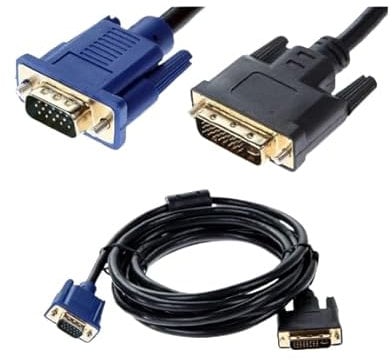 GOOD LEAD 2m DVI 24+5 Dual Link DVI-I to 15 Pin VGA D-Sub Video Cable Adapter Converter