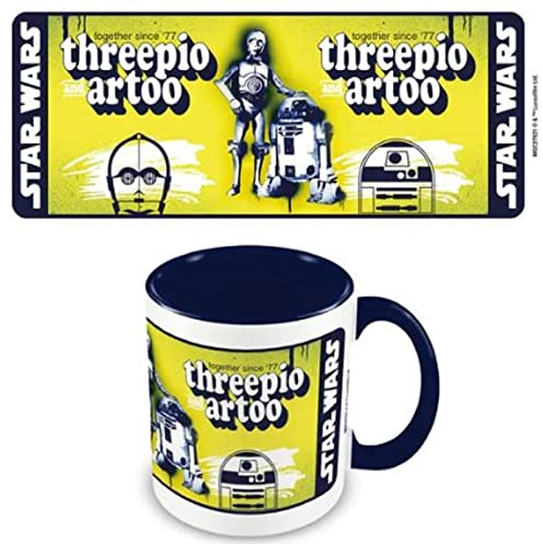 Star Wars Mug (RD2D & C-3PO Design) 11oz Coffee Mug & Large Mug Presentation Star Wars Gift Box - Official Star Wars Merchandise
