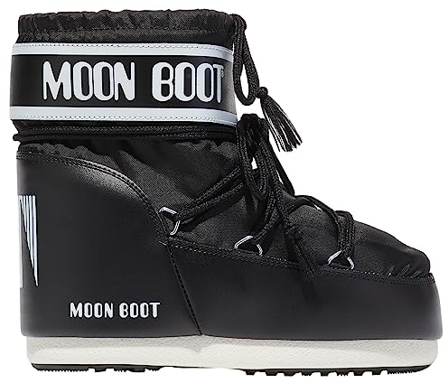 Moon Boot, Icon Low Nylon Unisex Stiefel, 42/44, Schwarz