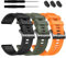 EZMVZKU 22mm Silikon Ersatzarmband für Garmin Fenix 8 47mm/7/7 Pro/E,QuickFit Armband Kompatibel mit Fenix 6/6 Pro/5/5 Plus/Forerunner 965/955 945/Approach S62/S70/tactix 8 47mm/Descent G2/G1 Solar