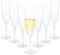 VIDETOL 32 Pcs Plastic Champagne Flutes, 180ml/6.3oz Plastic Champagne Glasses Reusable, Clear Champagne Flutes Great for Wedding, Christmas, Birthday Party and Daily Use