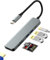 iPhone USB C Hub for Apple 15 Pro Max Plus iPad Air Monitor Splitter 6in1 USB HDMI TF SD Card Reader Type Charger Multiport Adapter Computer Laptop Mouse Dongle Thunderbolt Docking Station YCJ