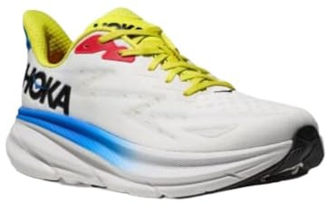 Hoka Clifton 9 Running Shoes Man White Blue