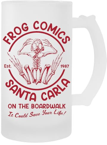 Generisch Frog Comics Santa Carla Transparent Becher Bier Herren Damen Mug Beer