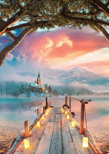 Nathan - Puzzle 1500 Teile - Zauberhafte Horizont - Diego Hernandez - Erwachsene und Kinder ab 14 Jahren - Premium Puzzle - Künstler-Kollektion - 12000926