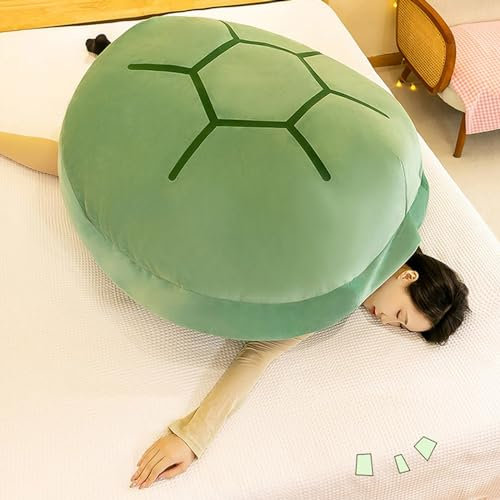 Artisanal Habitat Wearable Schildkröte Shell Plüsch Kissen, Weiches und Gemütliches, Einzigartiges Form Tragbares Kissen, Cosplay Kostüm Home Decors Geschenke (100cm)