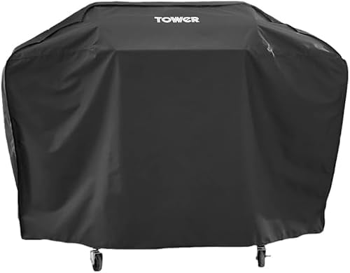 Tower 3-4 Burner Gas BBQ Cover | Weatherproof, Waterproof, Windproof & UV Resistant | Universal, Fits Up To 107 x 153 x 57cm