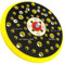 Amazleer Plateau Ponceuse à 52 trous, Base de ponçage de 150 mm, Disque de Ponçage Compatible avec La Ponceuse Mirka CEROS DEROS à Filetage 5/16 (Jaune, 6 pouces, 8, Épais)