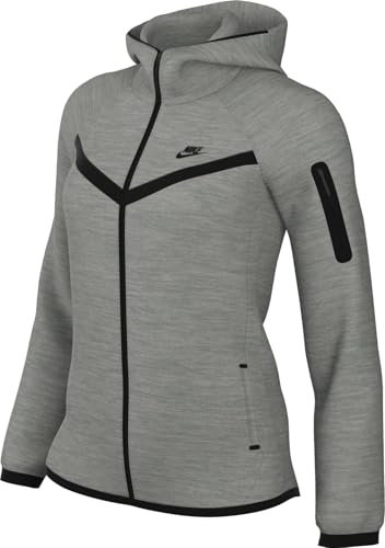 Nike Tech Fleece Windrunner Fullzip 2 Giacca da Donna Dk Grey Heather/Black M