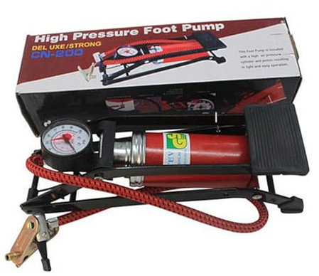 KITANDOVE Pompe À Pied Haute Pression pour Véhicule Gonfleur De Pneus Manuel Adapté Vélo Voiture Matelas