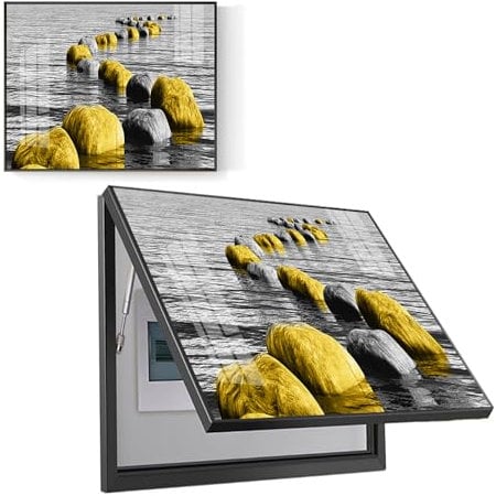 Electric meter wall decoration Creative Electric Panel Decoration Box Distribution Box Decorative Painting Wall Hanging Painting with Hydraulic Rod Supports