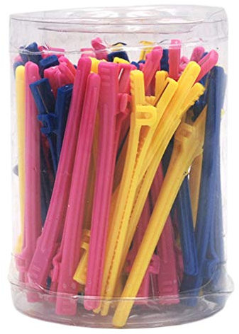 Healeved Fermagli Per in Plastica Robusta 50 Pezzi Per Accessori Da Salone Per Lo Styling Dei