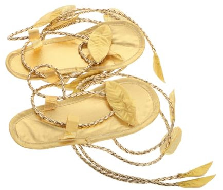 Vaguelly Griechische Göttin-Sandalen Damen-kostüm-zubehör Feen-Schuhe Gladiator-absätze für Frauen
