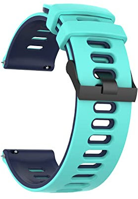 MURVE Weiches Silikon-Sportarmband für Garmin Forerunner 245 245M 645 Smartwatch-Armband für Garmin Vivoactive 3, 20 mm, Einheitsgröße, Achat