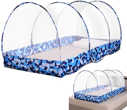 Moustiquaire Pliable - 90 X 190 X 90cm, Tente De Lit De Filet Pliant Portable, Maisons D'écran De Couchage Extérieures Légères Et Chambres