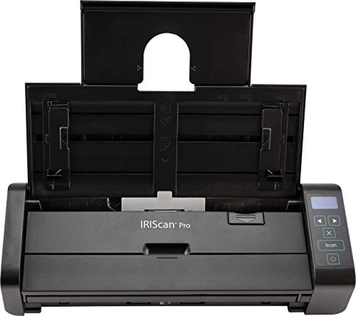 IRIScan Pro 5 Scanner Document : 20PPM | ADF 20 Pages | Scanner Portable | OCR 138 Langues | Scan to PDF/Word/JPG/Tiff | Carte Visite dans Outlook | USB+AC | Noir | WinMac