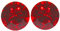 Konplott Ohrringe Black Jack rot