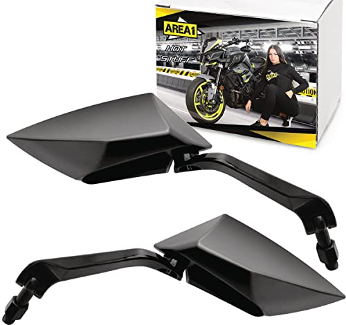 Rückspiegel Spiegel Set kompatibel mit Yamaha FZ6, 600, FZ6 NS 600, FZ6 S2 600 (V37)