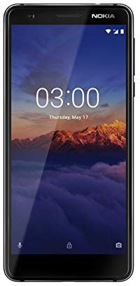 Nokia 3.1 16GB 5.2in 13MP SIM-Free Smartphone in Black (Renewed)