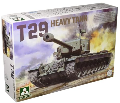 Takom TAK2143 1/35 T29 Heavy Tank Plastic Model Kit