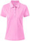 AjezMax Damen Poloshirt Kurzarm Polohemd Sport Polo Weich Sommershirts Performance Rosa Größe Medium