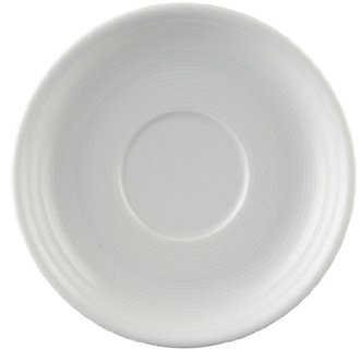 Untertasse 16cm Cappuccino Frühstücks Bouillon TREND WEISS Thomas**6 (6 Stück)